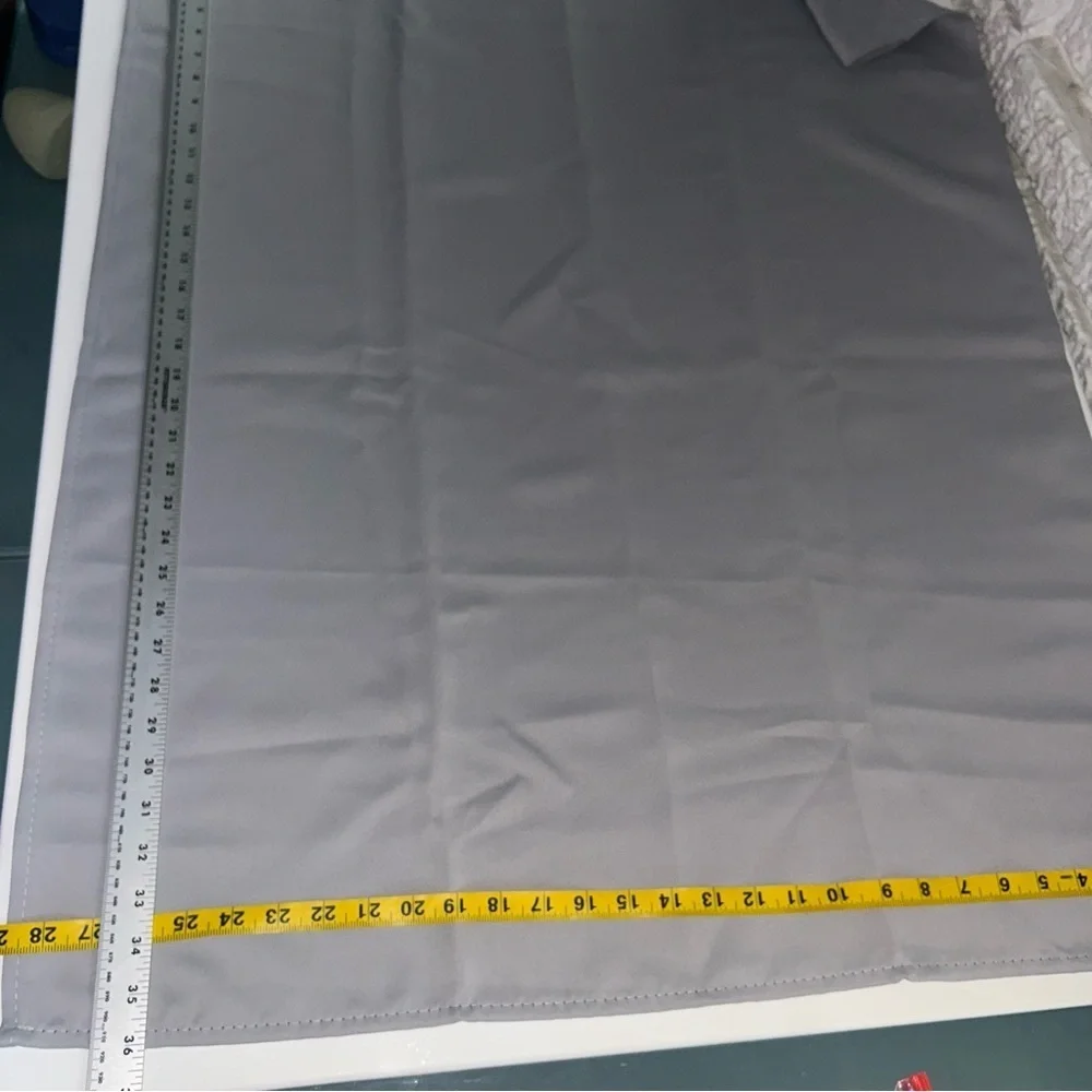 🍀 3 for $25 Versatile Functional Drapes Semi Blackout Drapes Soft Grey 36 x 29